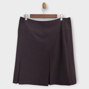 RQT Skirt Women's Size 12 Brown Dark Academia Preppy Minimalist Classiccore Mini